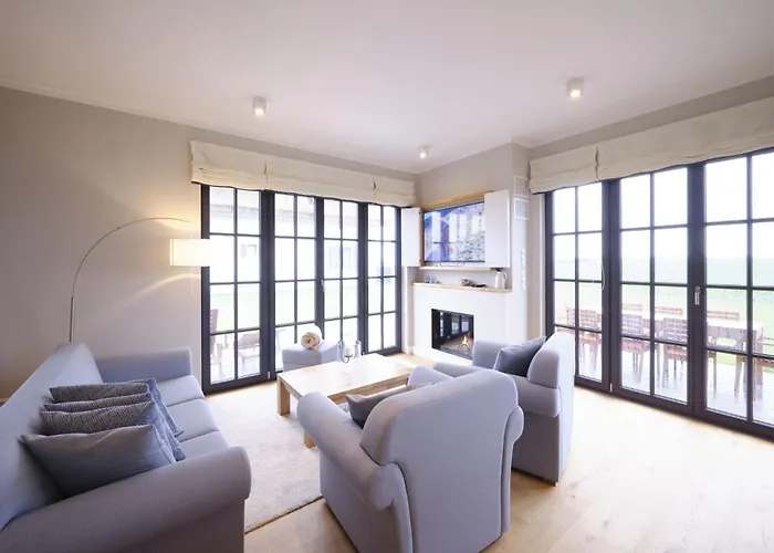 펜션 Reetland Am - Luxusplus Reetdachvilla Mit 4 Schlafzimmern, Sauna Und Kamin G15 *